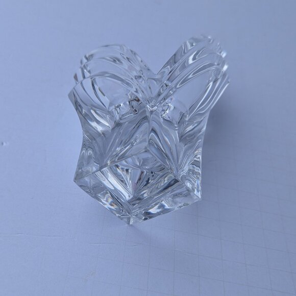 Vintage Art Deco Mikasa German Crystal Tulip 5.25" Candle Holder - Picture 7 of 14